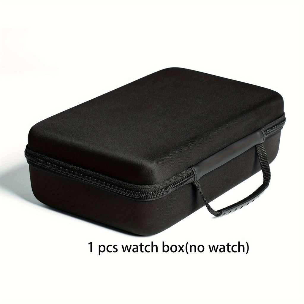 Trendbay 8-Slot Hard Shell Watch Storage Case – Portable Travel Organizer for Watches & Jewelry