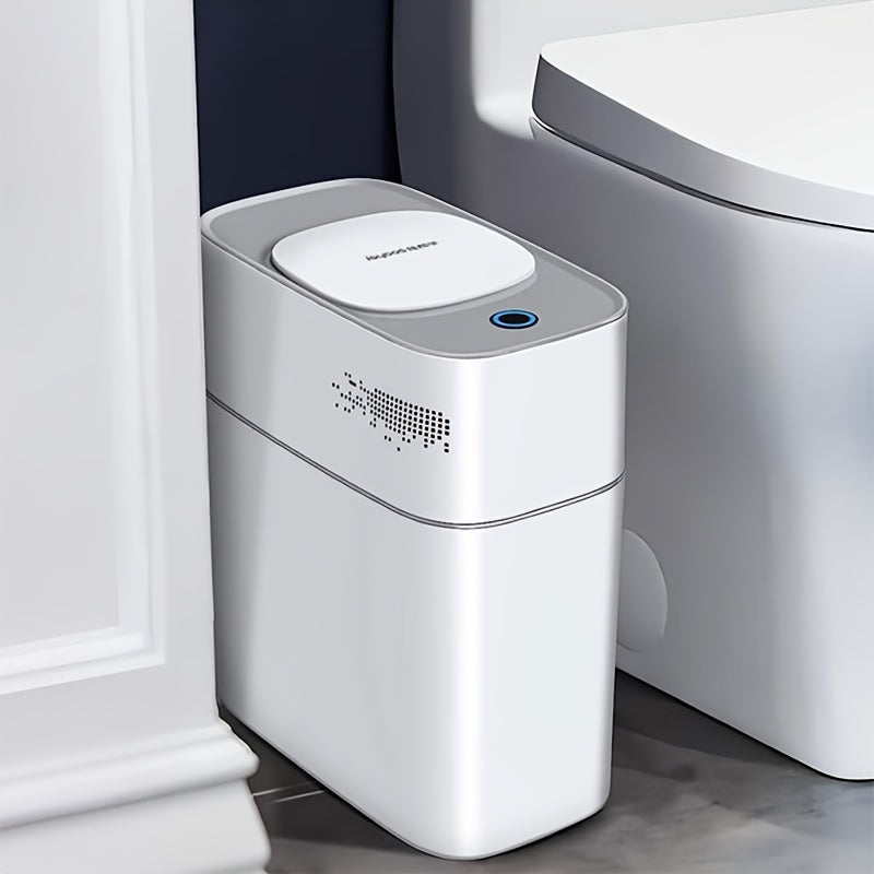 Trendbay 15L Smart Touchless Trash Can – Automatic Sensor Bin with Lid