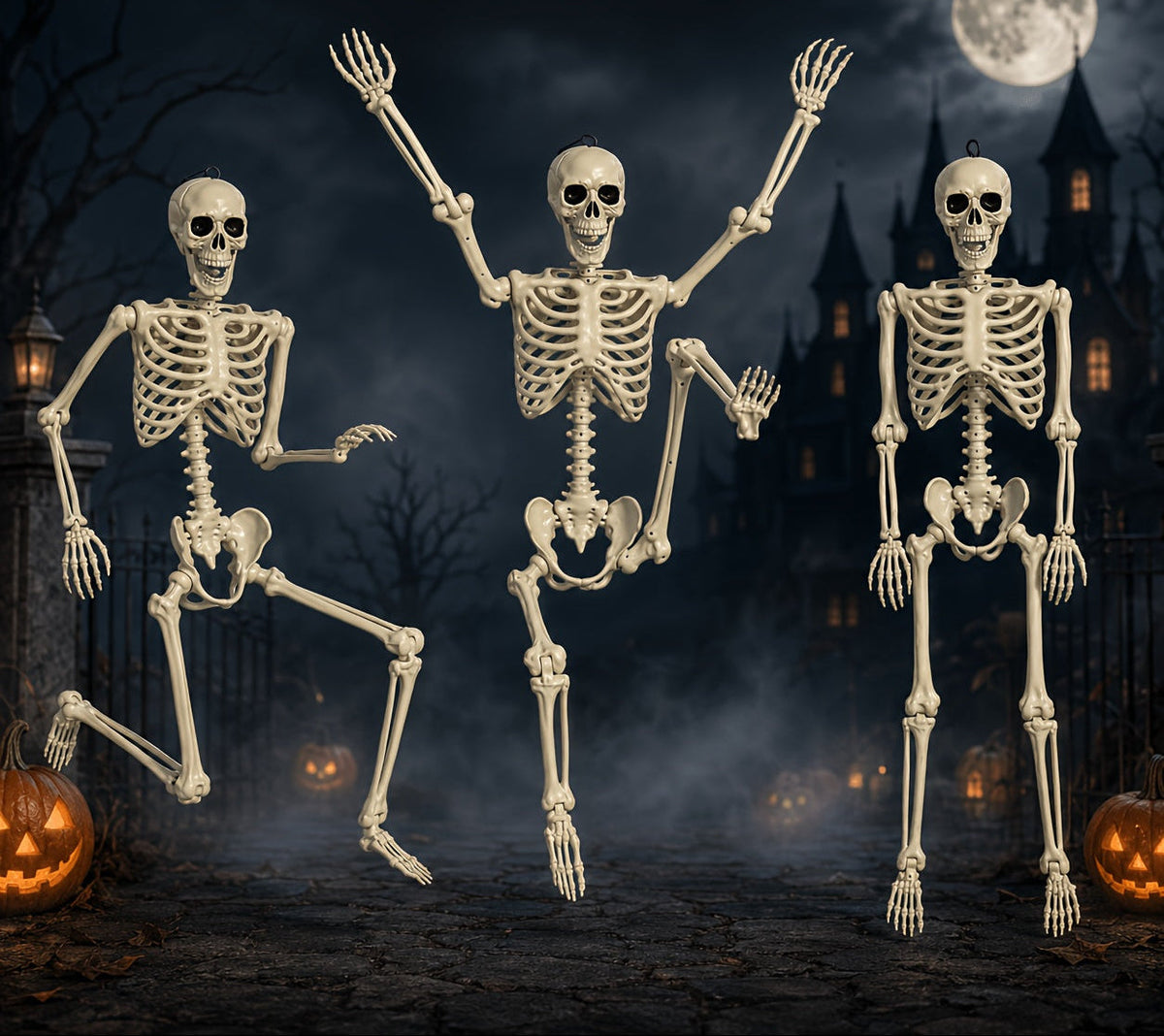 Trendbay 5.4FT Life-Size Human Skeleton Decoration – Adjustable