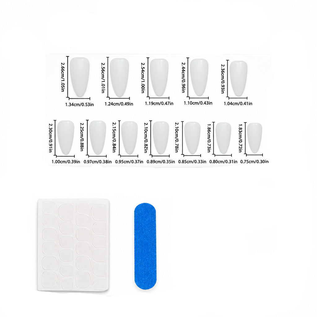Trendbay 30-Piece 3D Almond-Shaped Press-On Nails for Halloween