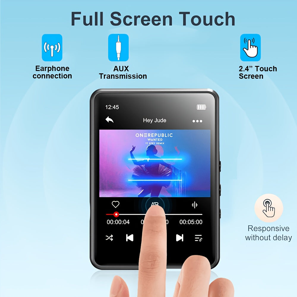 Trendbay 2.4-Inch Portable MP3 Player with Speaker