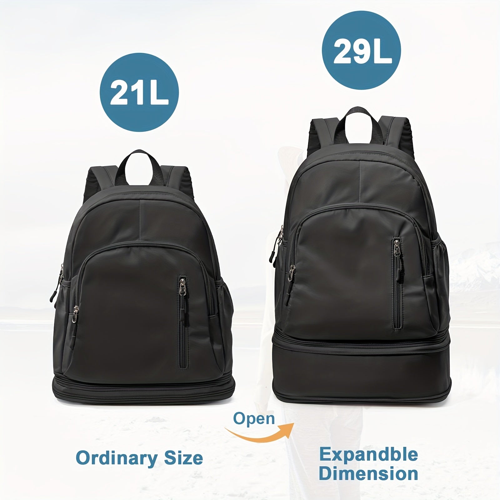 Trendbay Multi-Compartment Travel Backpack