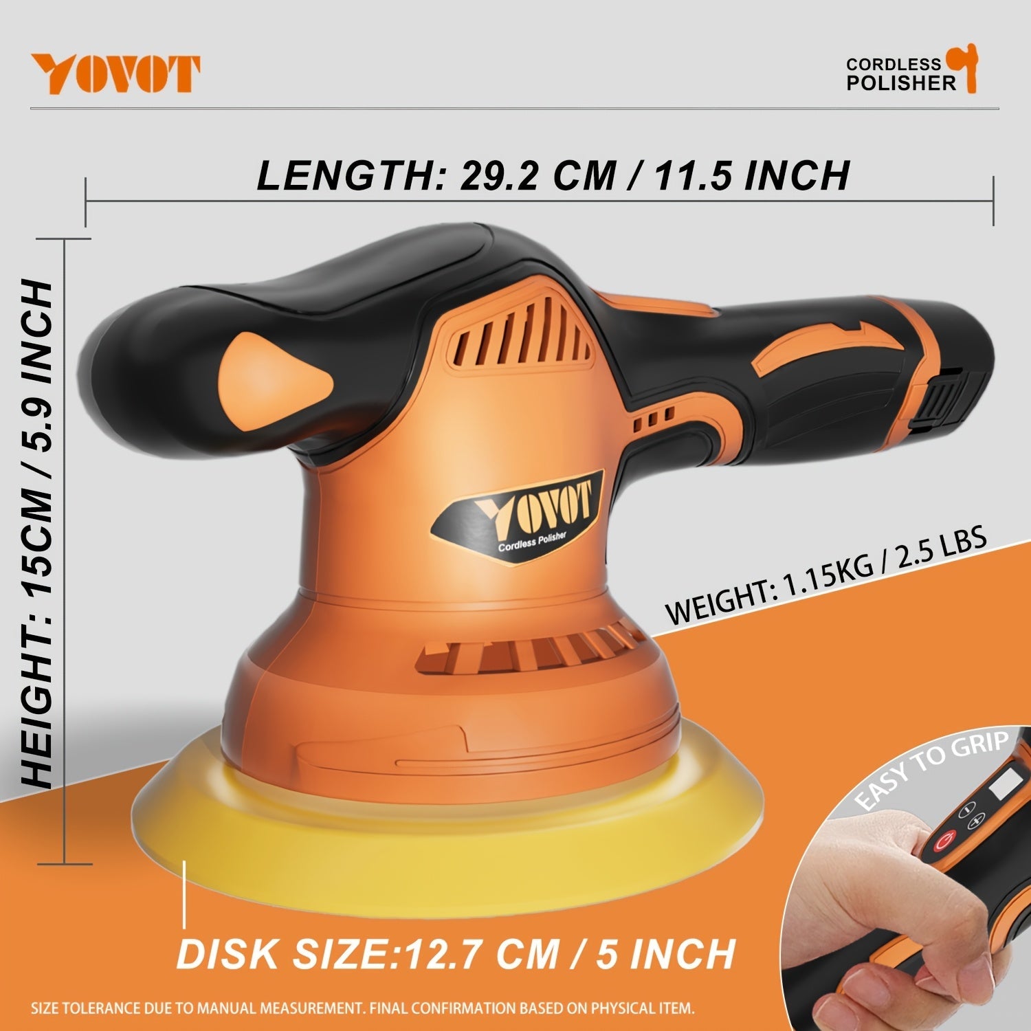 Trendbay Cordless Polisher & Buffer Machine Kit