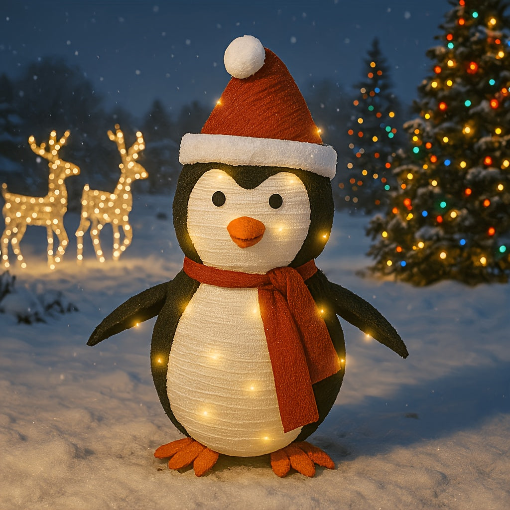 Trendbay Christmas Solar Penguin Lights Outdoor Decor