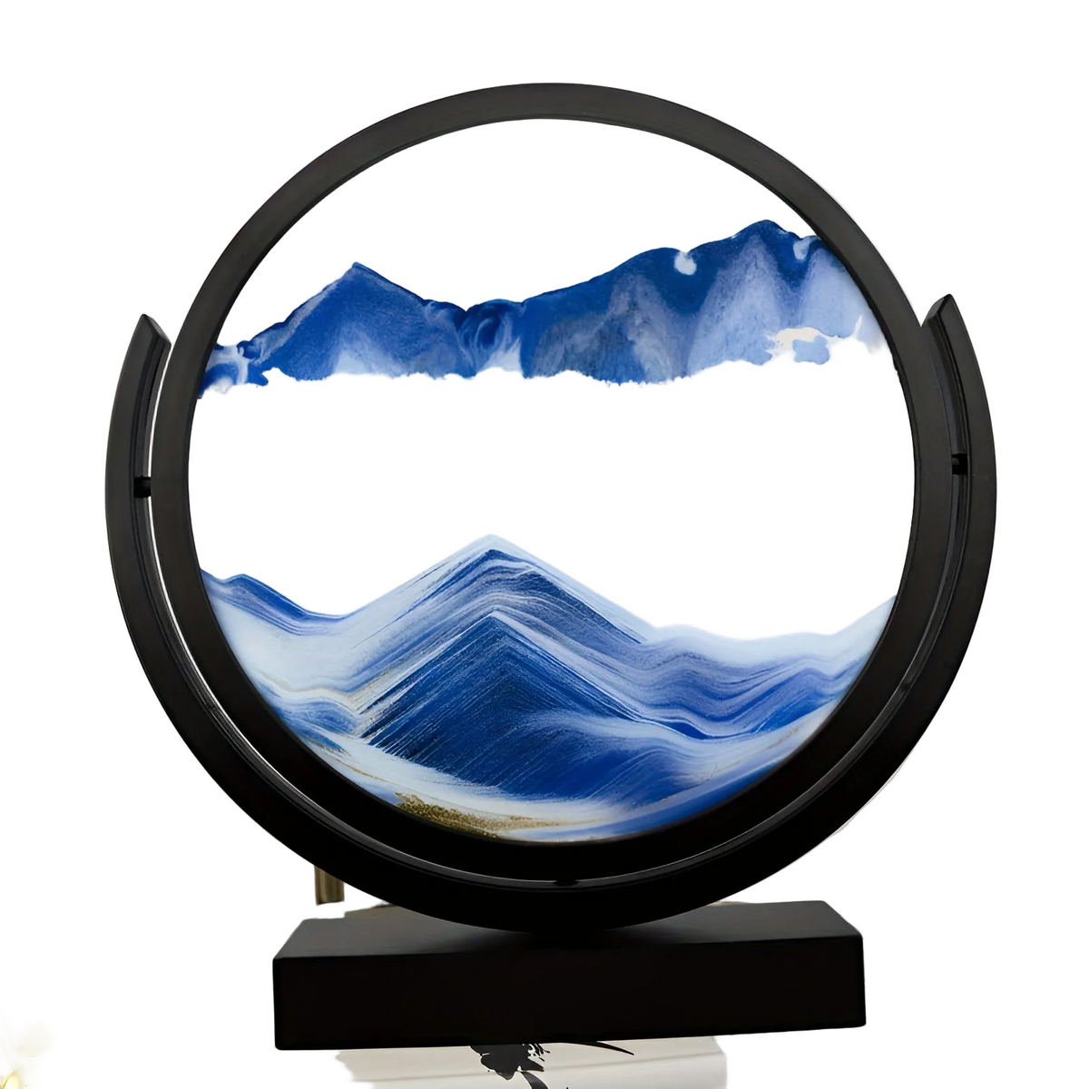Trendbay Blue 3D Flowing Sand Painting Hourglass