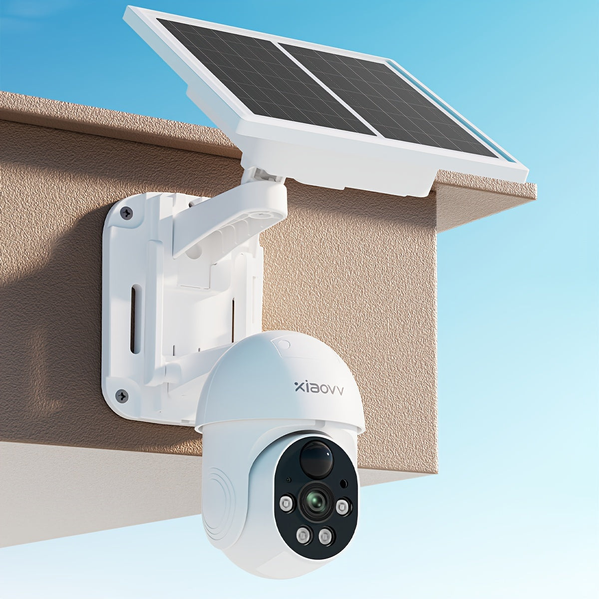 Trendbay P6 Solar Wireless Security Camera – 1080P Outdoor WiFi CCTV with Night Vision