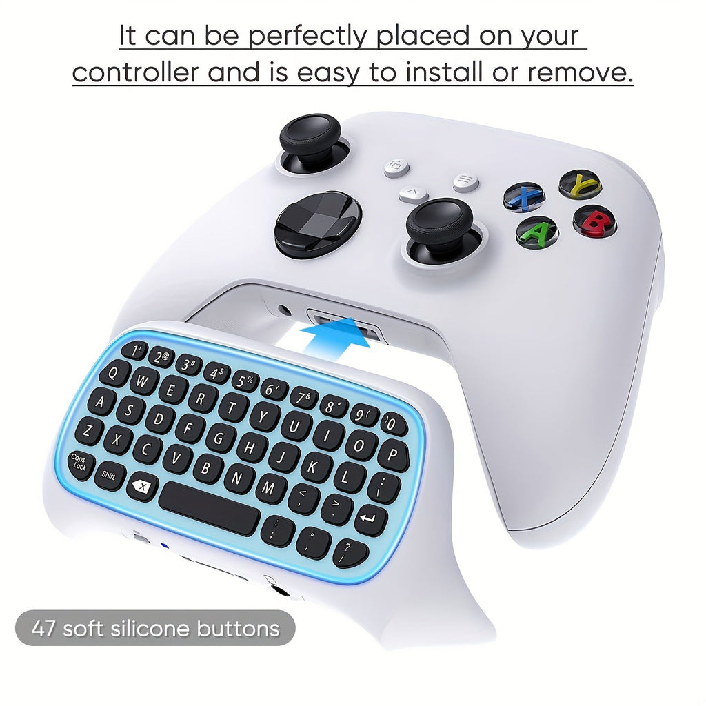 Trendbay Wireless Chatpad Keyboard for Xbox with Audio Jack