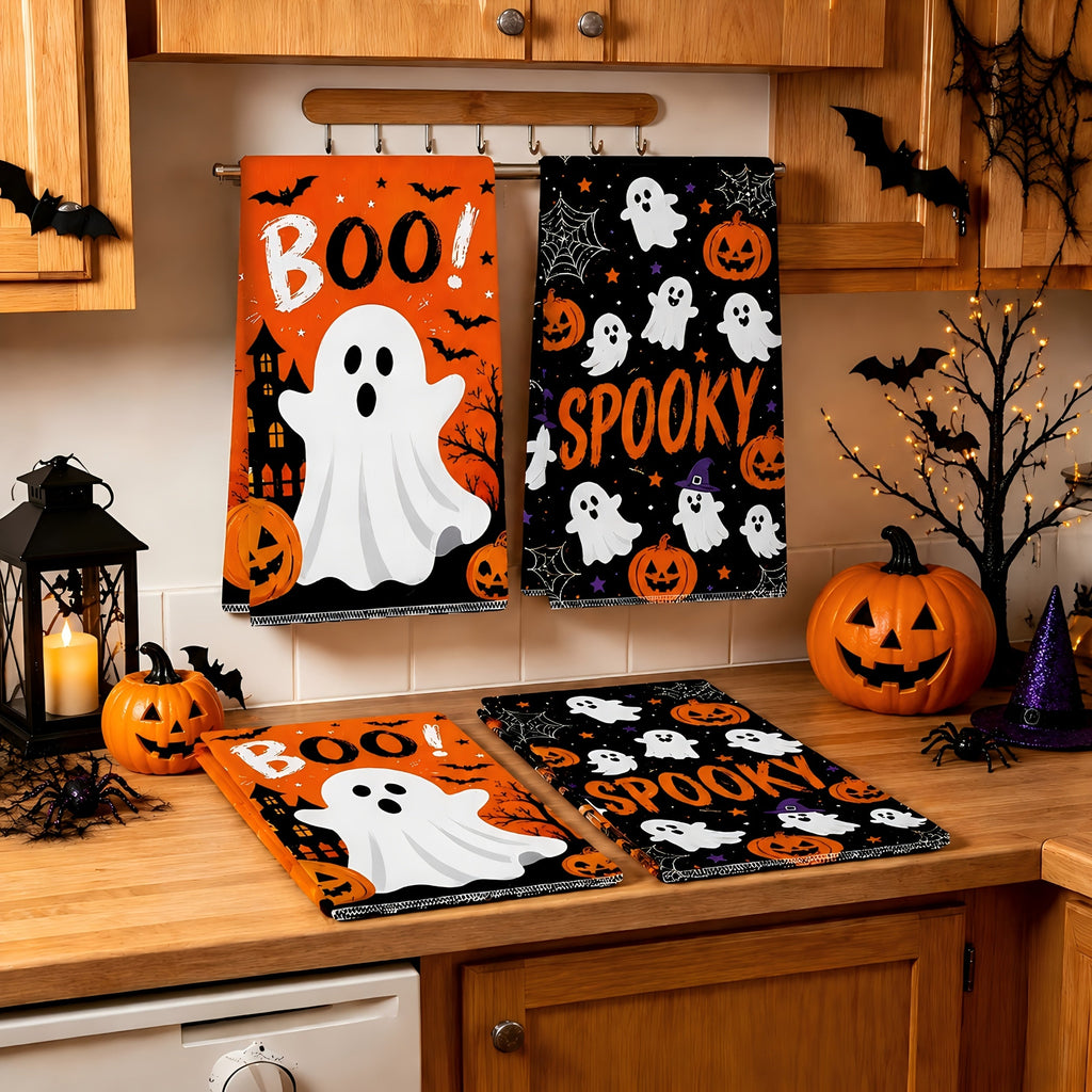 Trendbay 2-Piece Halloween Kitchen Towels 40X48CM