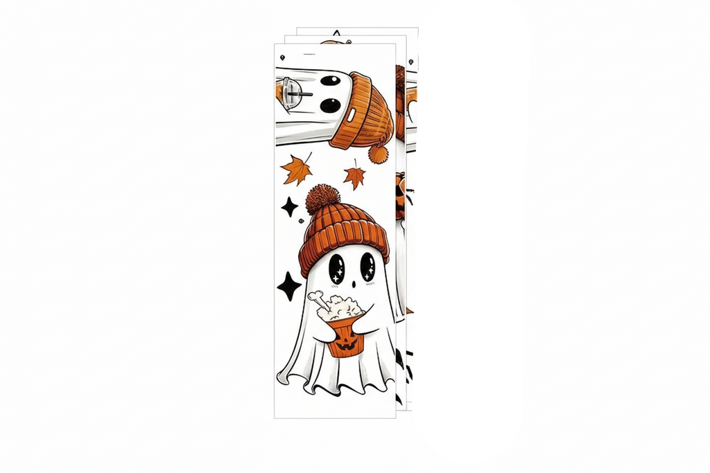 Trendbay 3-Piece Autumn Halloween Window Stickers of Cute Ghost