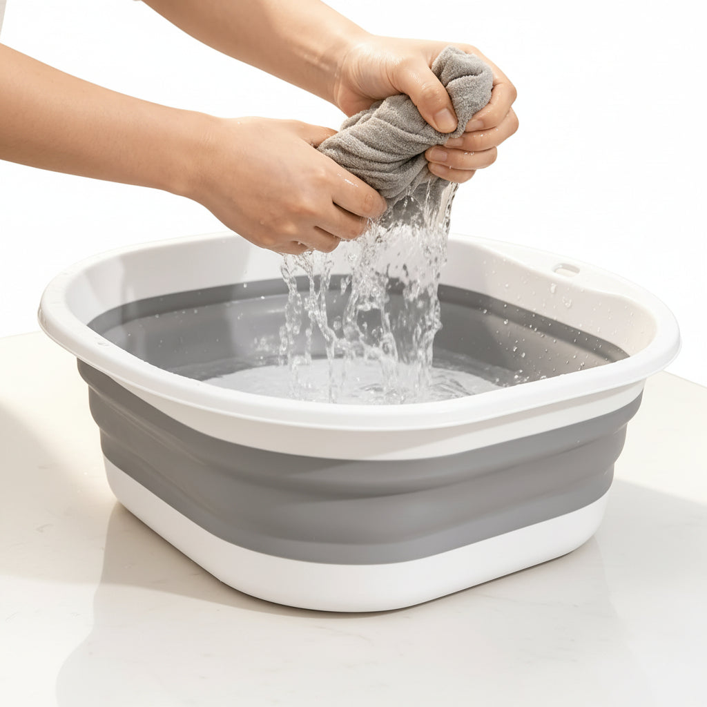 Trendbay 2-Piece Foldable Wash Basin Set