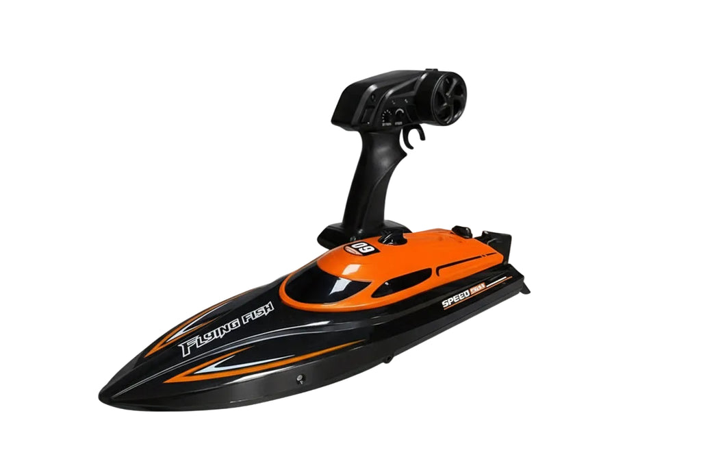 Trendbay High-Speed RC Speedboat 25KM/H with Flip Reset & Lights