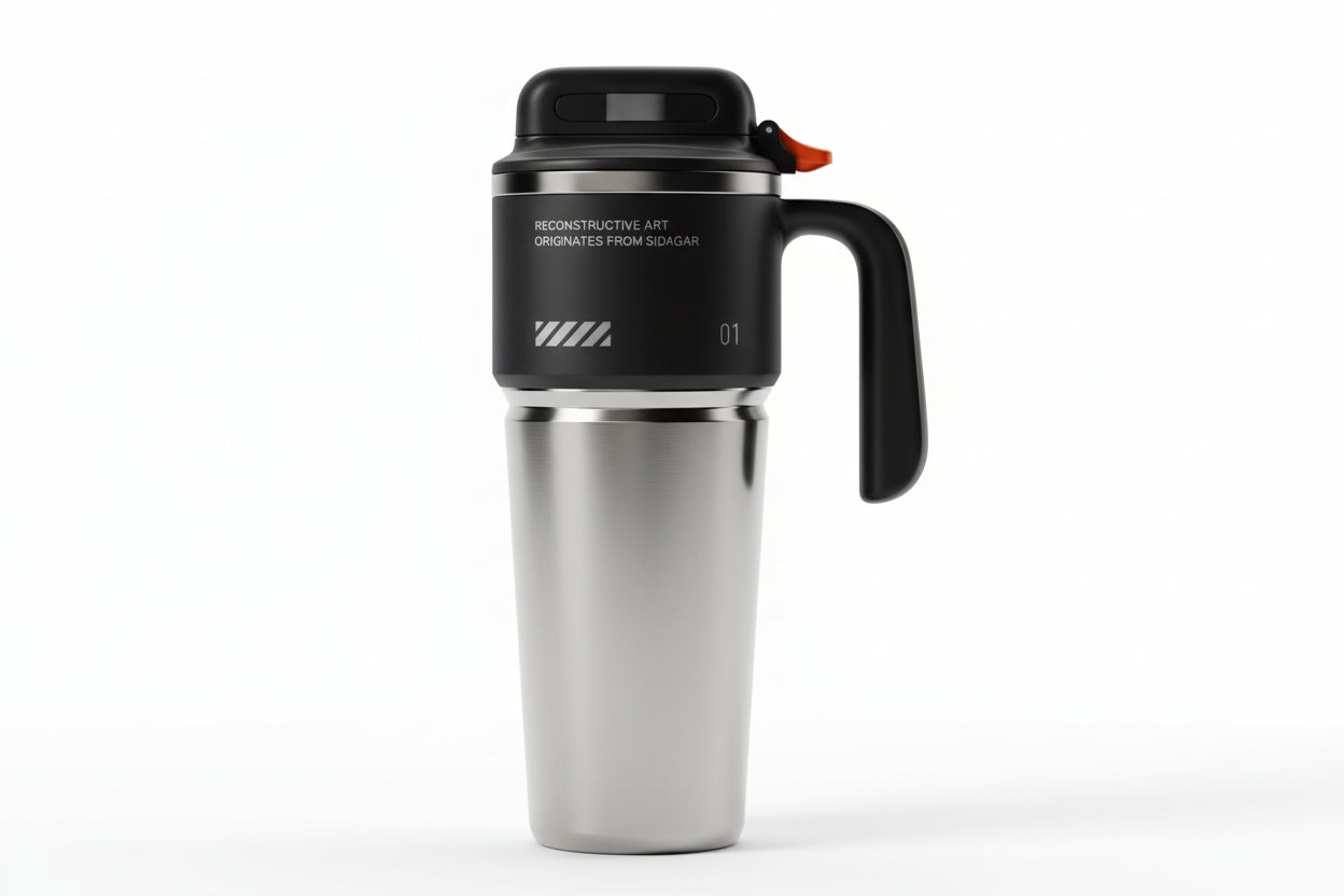 Trendbay 34oz Vacuum-Sealed Stainless Steel Tumbler – Leak-Resistant, Hot & Cold with Straw & Handle
