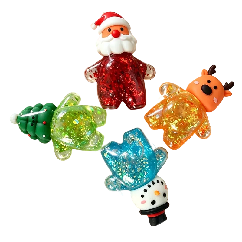 Trendbay 4-Piece Christmas Squishy Toy Set