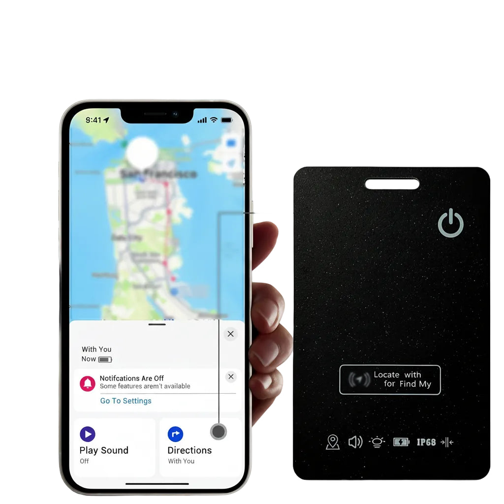 Trendbay Ultra-Thin Wallet Tracker Card 2-Pack