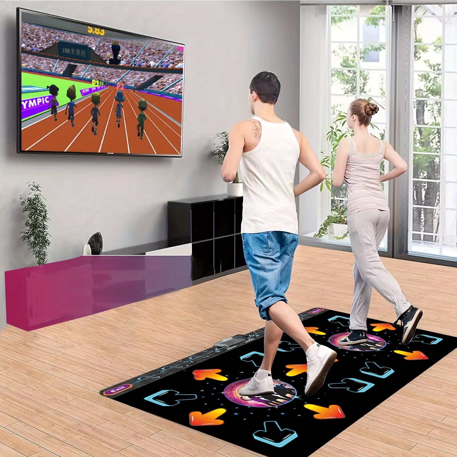 Trendbay Plug & Play Dance Game with Motion Controllers & HD Pad