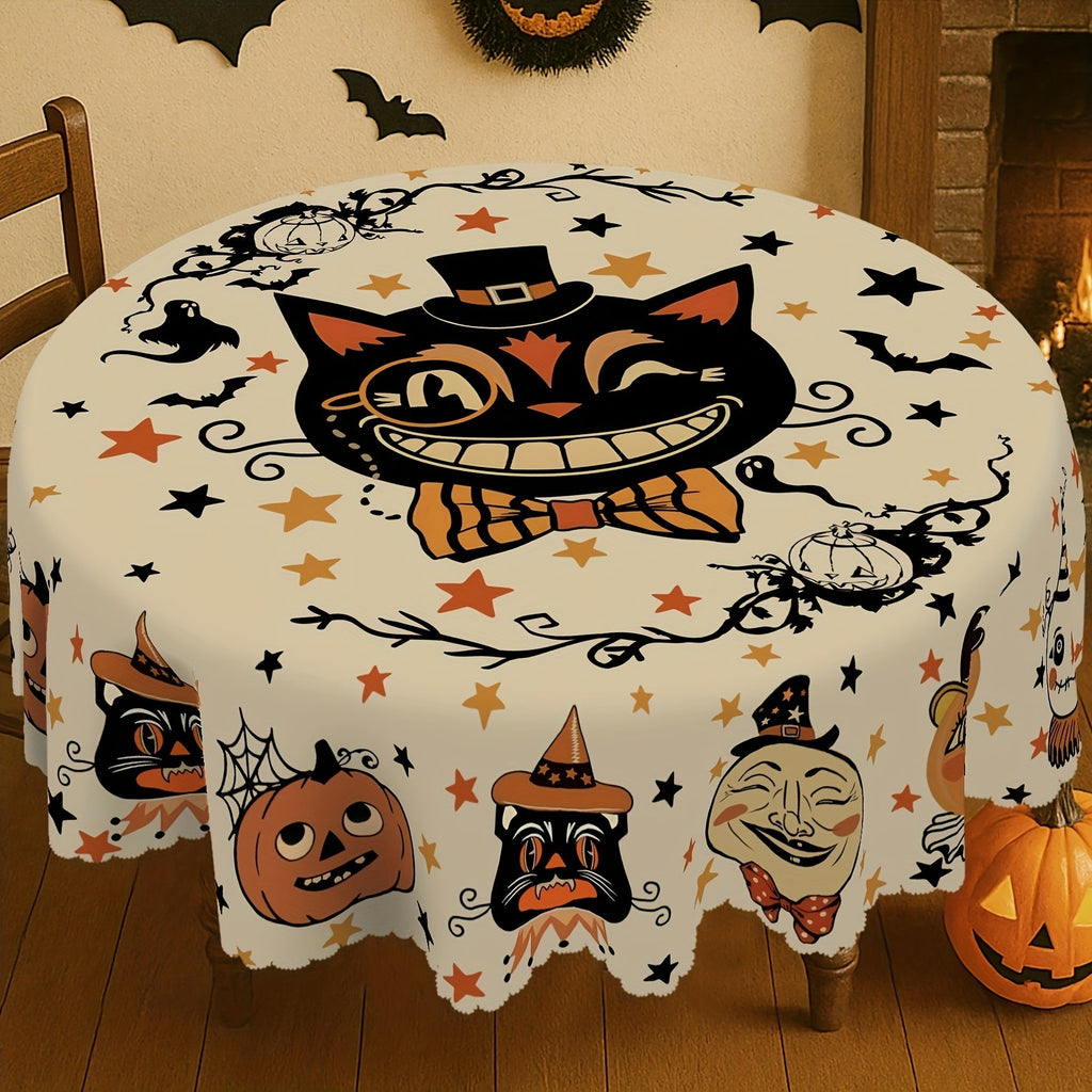 Trendbay Halloween Tablecloth 60 × 120 in / 152 × 305 cm Polyester Rectangular