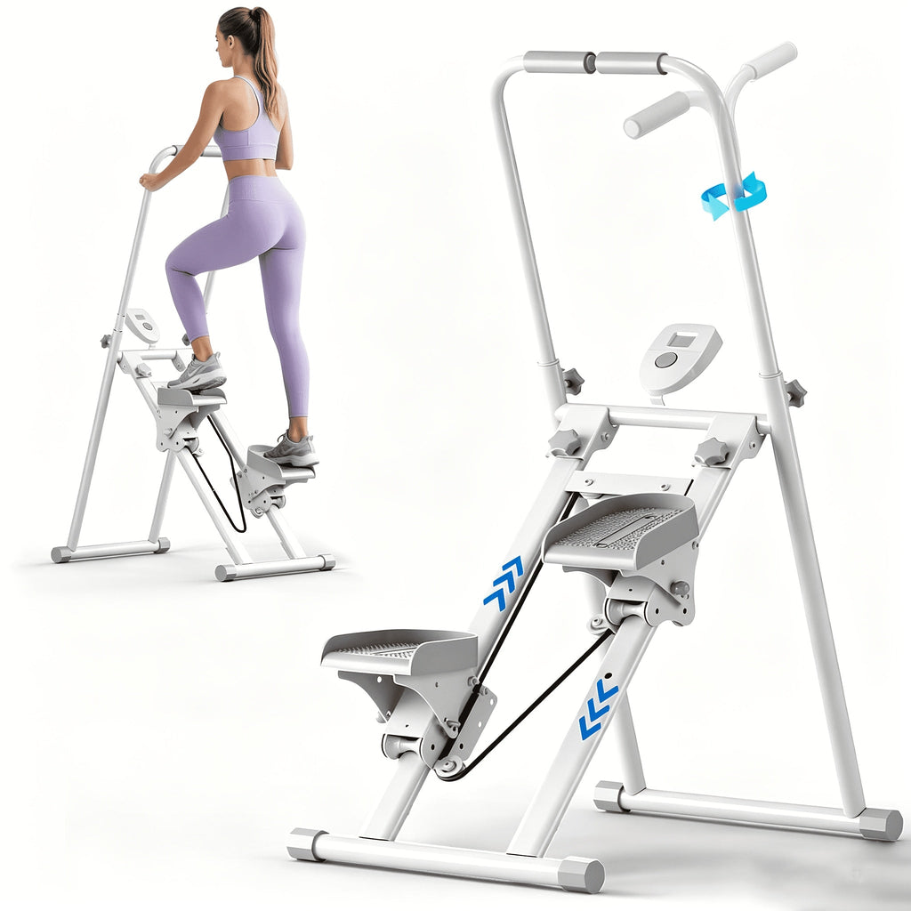 Trendbay Foldable Stair Stepper with Adjustable Handlebar