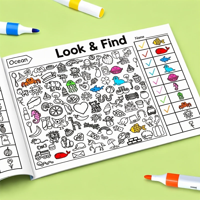 Trendbay Interactive Find and Color Hidden Objects & Visual Search Game for kids