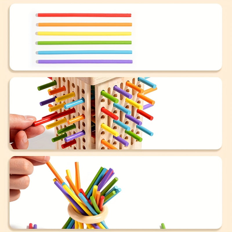 Trendbay Wooden Stick Pulling Educational Strategy Board Game
