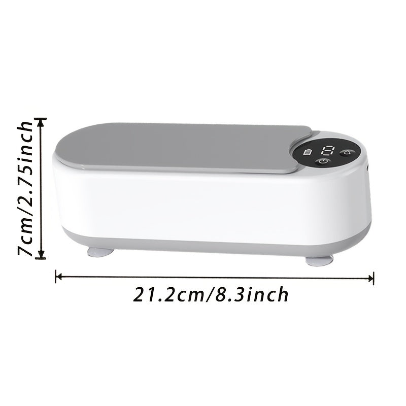 Trendbay USB Rechargeable Ultrasonic Cleaner – Portable One-Touch Cleaning Machine for Jewelry, Glasses, Dentures & Watches