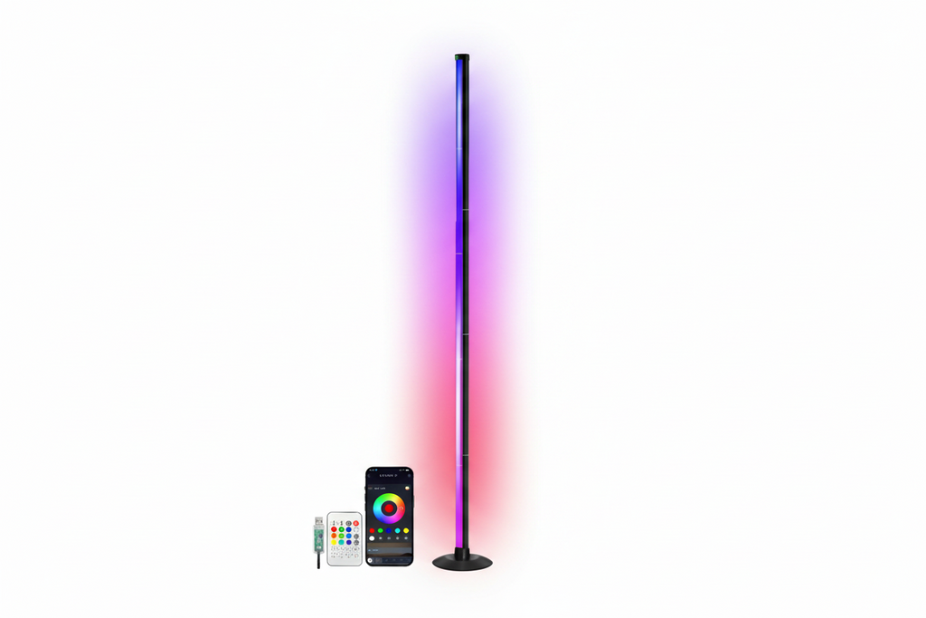 Trendbay Smart RGBIC LED Floor Lamp – App & Remote Control Mood Ambient Light