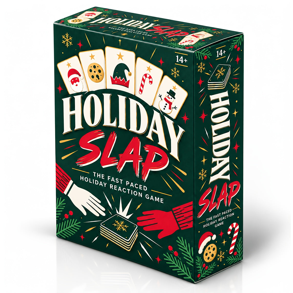 Trendbay Holiday Slap The Fast-Paced Holiday Reaction Christmas Card Game