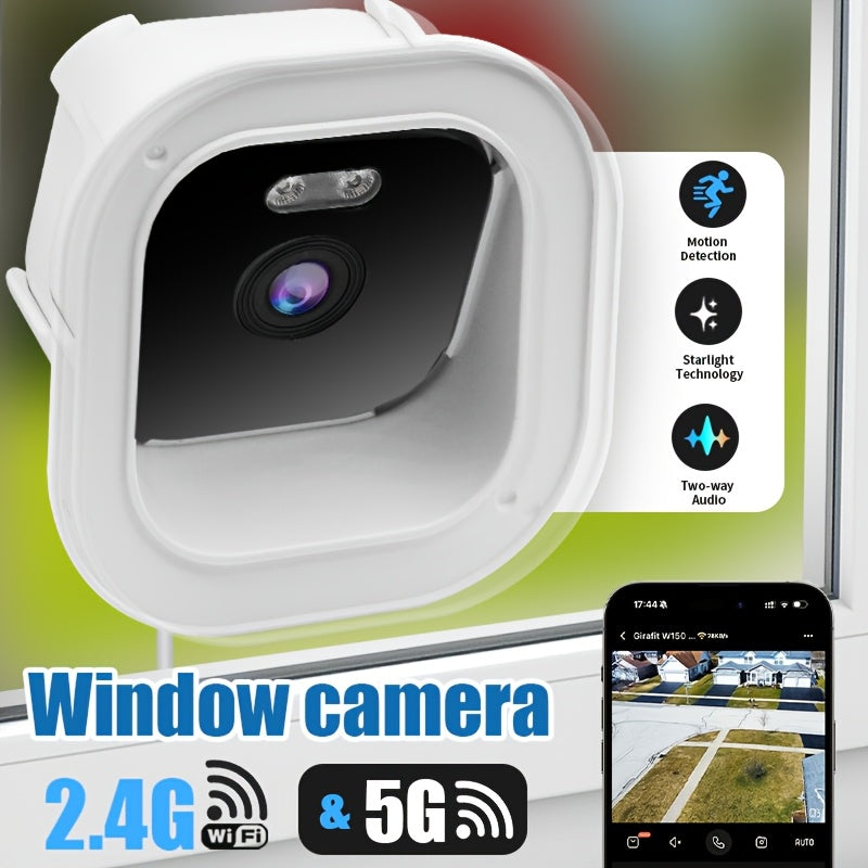 Trendbay FHD 3MP Window Security Camera (Dual-Band WiFi)