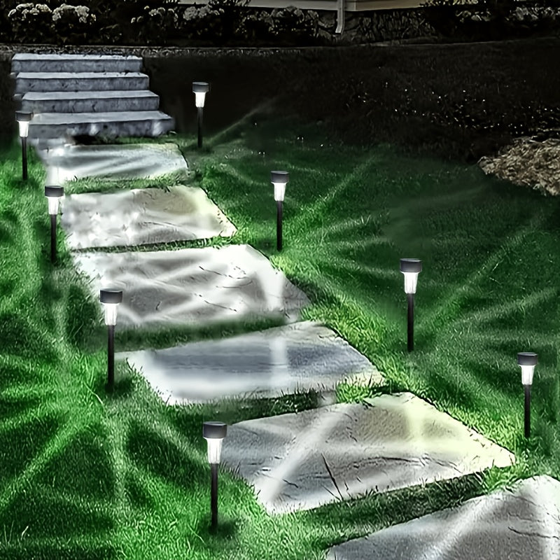 Trendbay 10-Pack Solar Garden Pathway Lights – 31.5cm
