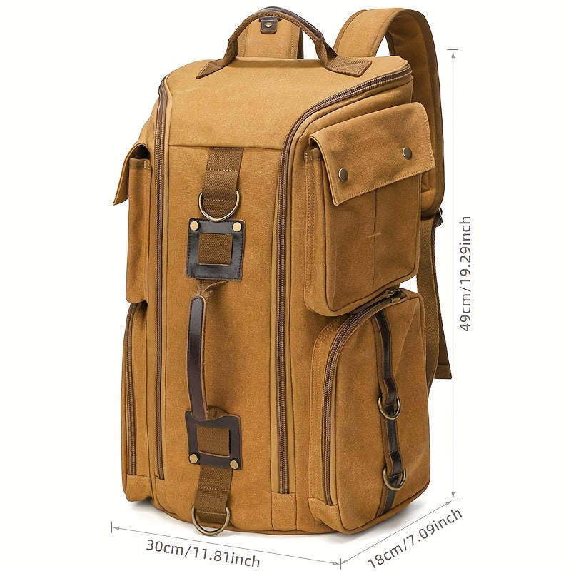 Trendbay Vintage Canvas Laptop Backpack