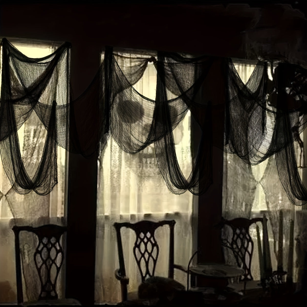 Trendbay Halloween Black Creepy Cloth – Spooky Fabric Decoration