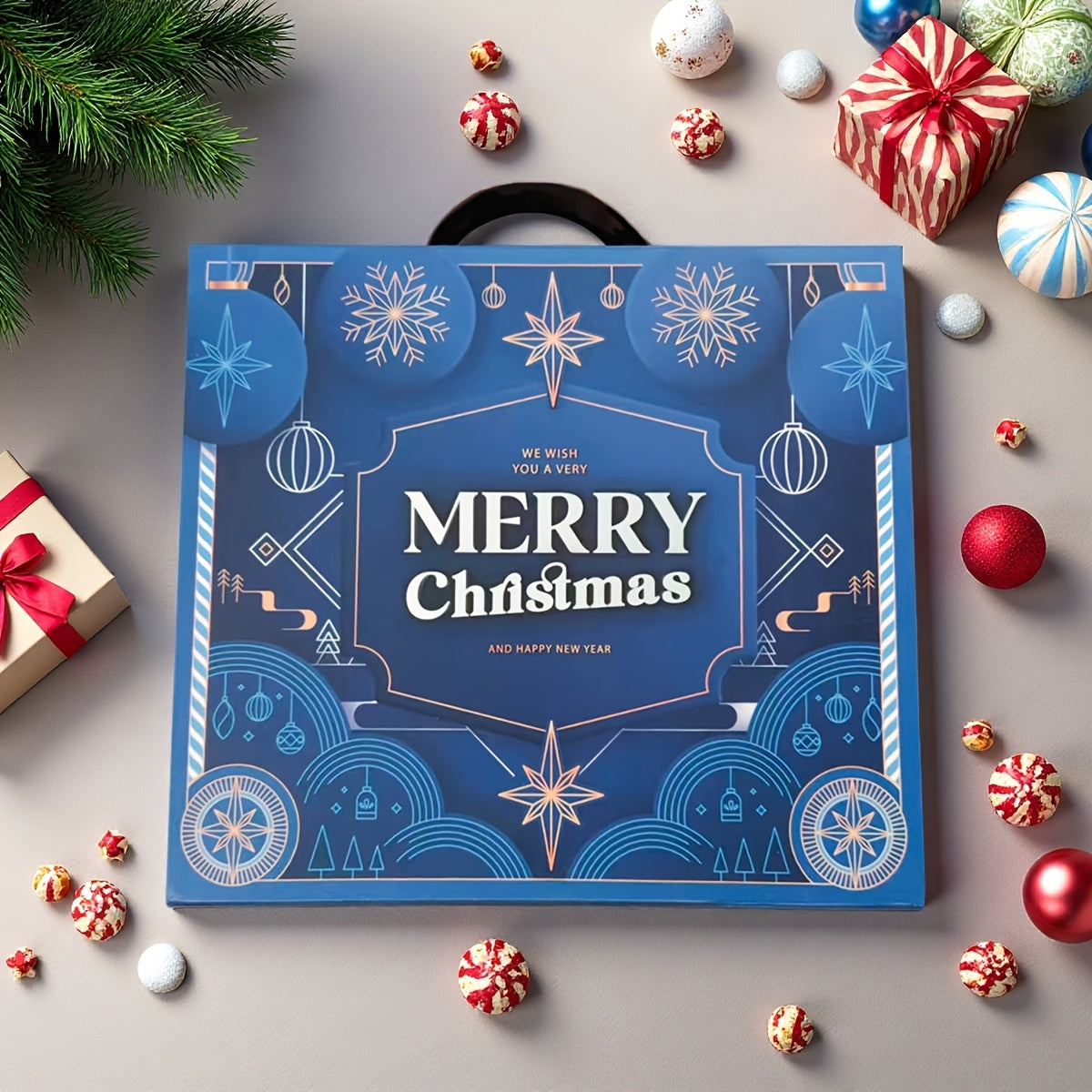 Trendbay Christmas Advent Calendar Countdown Gift Box with 24 Small Boxes