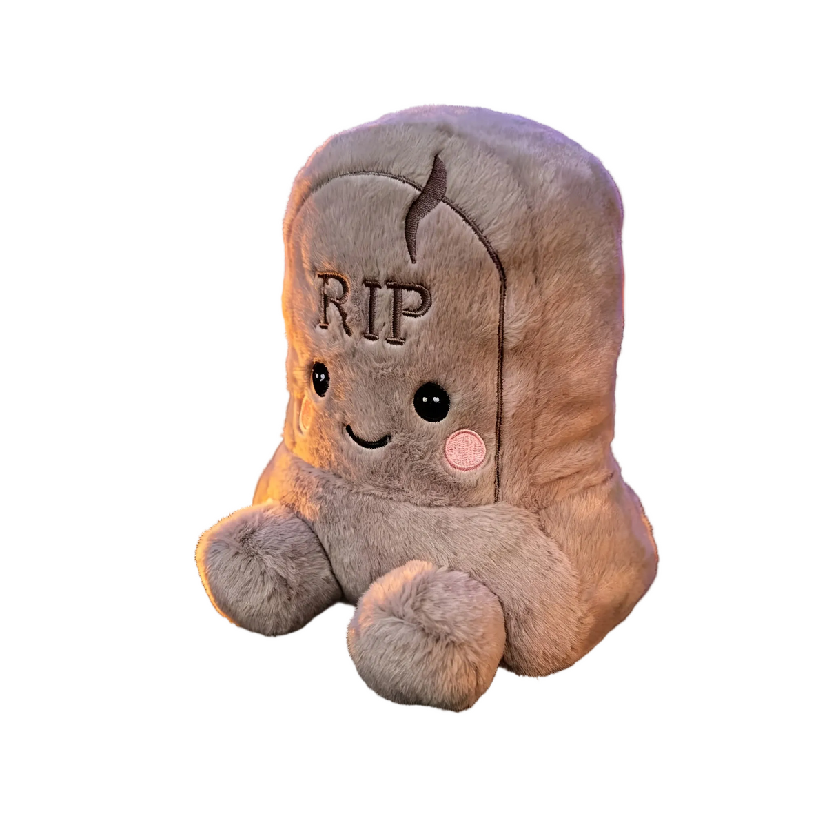 Trendbay 18CM Tombstone Design Plush Toy Creepy Horror Doll