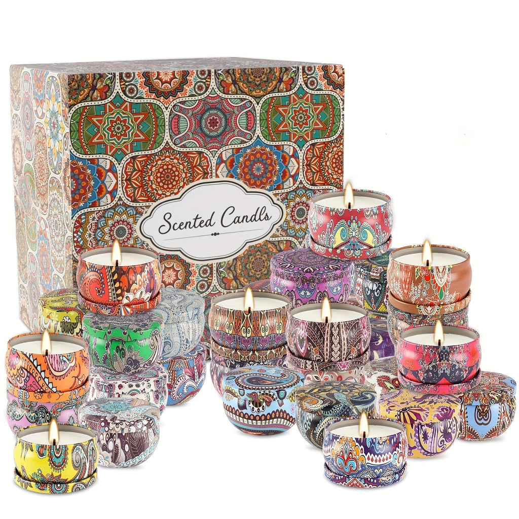 Trendbay 36pcs Soy Wax Scented Candle Gift Set 2.5 oz