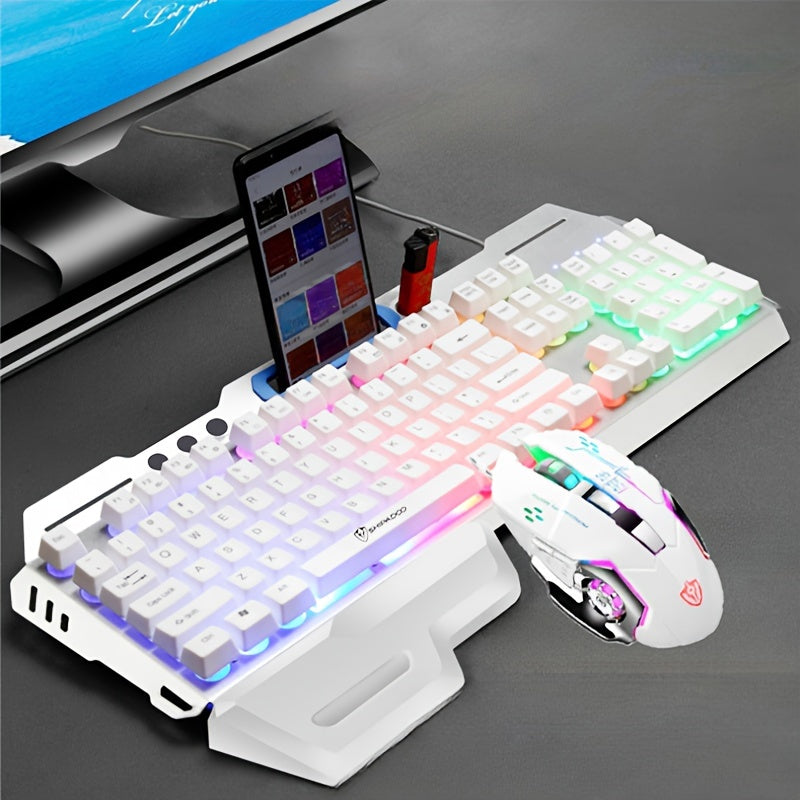 Trendbay Wired Gaming Keyboard and Mouse Combo RGB Adjustable DPI