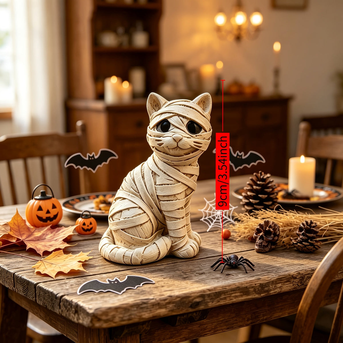 Trendbay 9CM Egyptian Retro Mummy Cat Resin Ornament - Sculpture