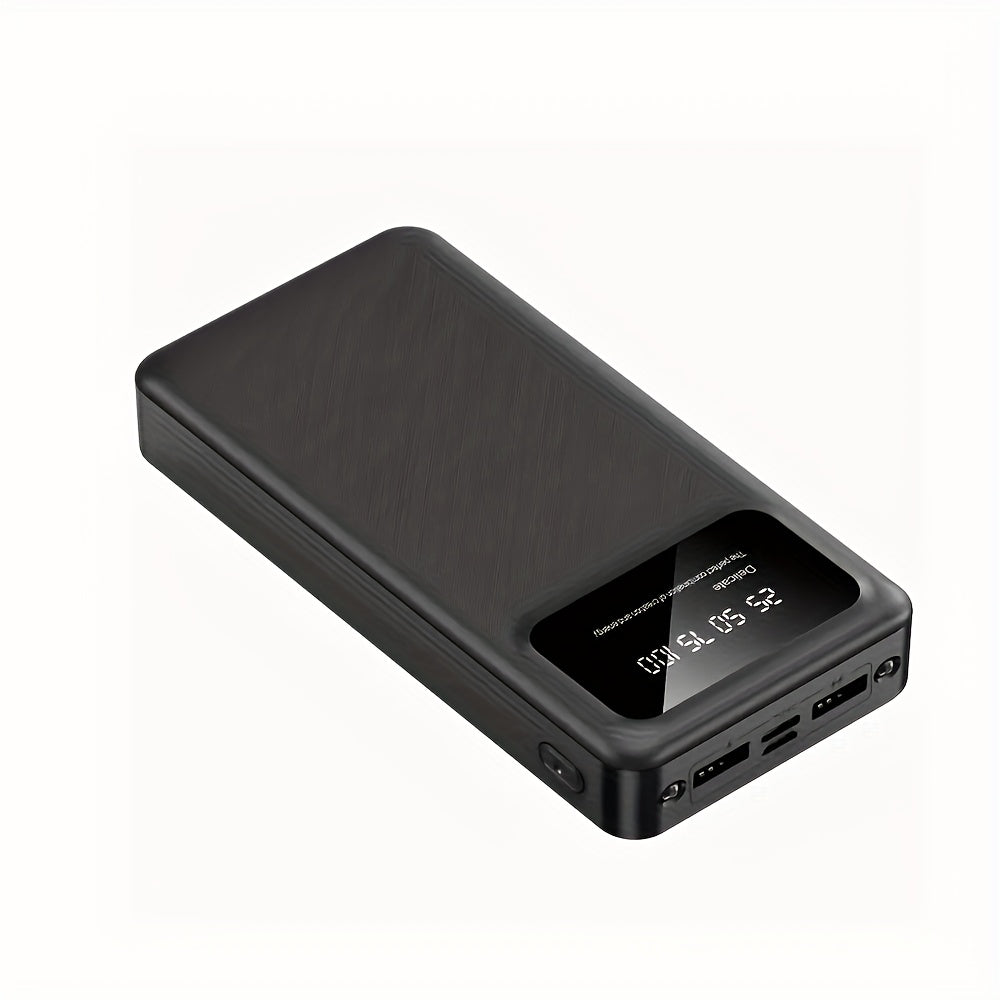 Trendbay 30000mAh Power Bank – Ultra-Thin Fast Charging with Dual Flashlight