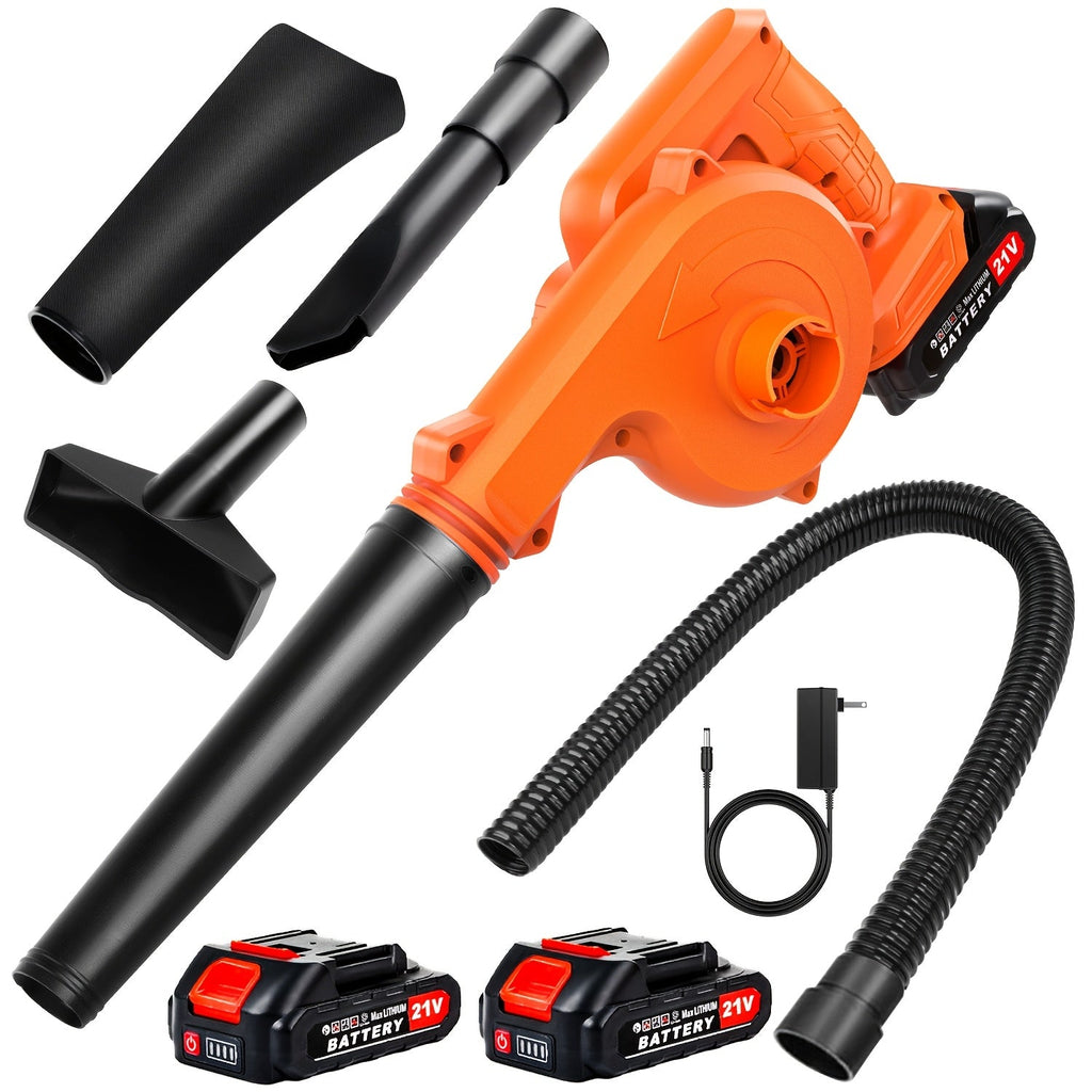 Trendbay 21V Cordless Leaf Blower & Vacuum “ Portable Electric Garden Blower