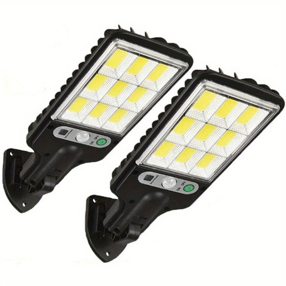 Trendbay 2-Pack Solar Outdoor Motion Sensor LED Wall Lamps