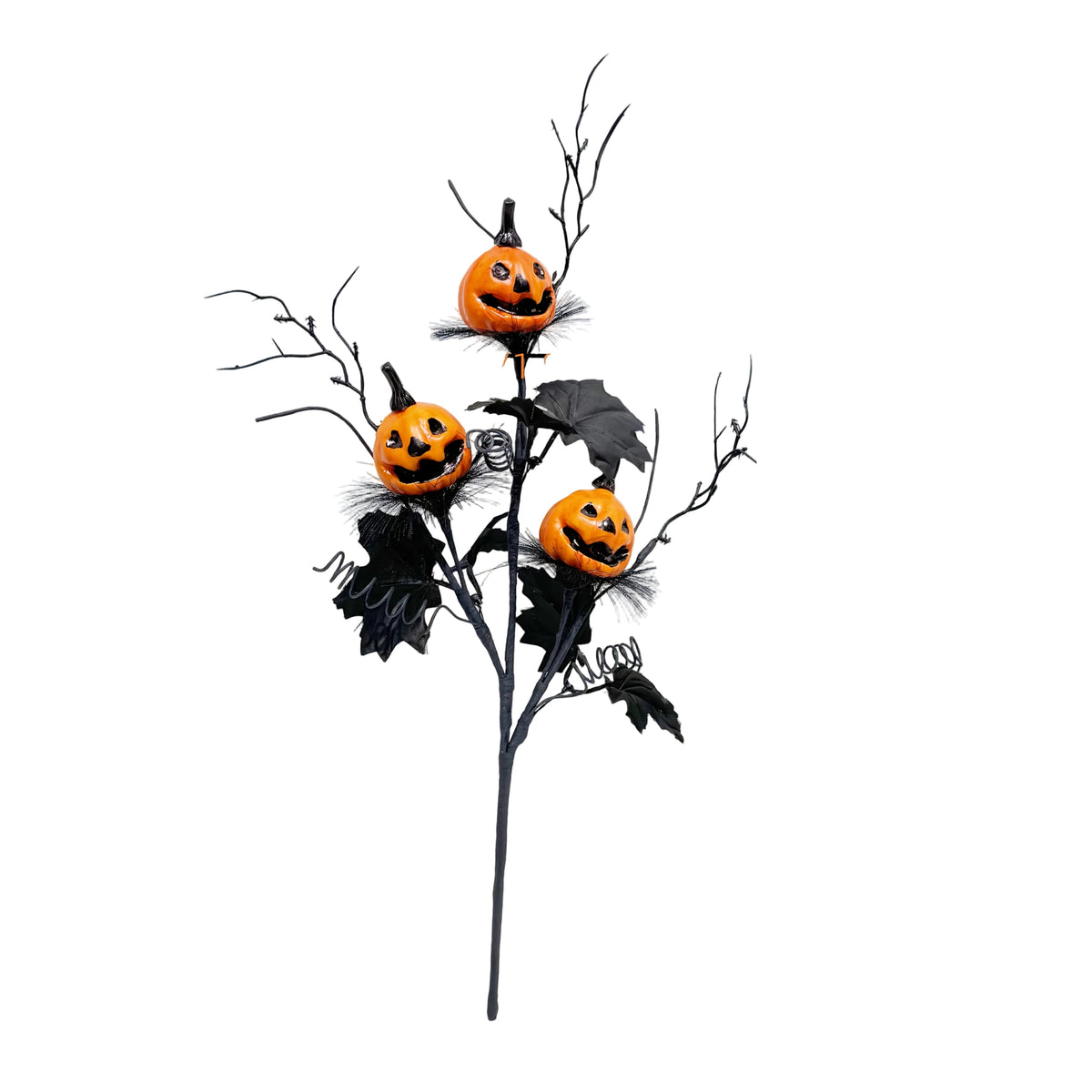 Trendbay 47CM Artificial Pumpkin Bouquet – 3-Pumpkin
