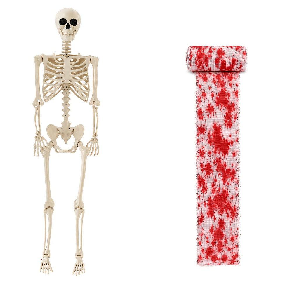Trendbay 5.4FT Life-Size Human Skeleton Decoration – Adjustable