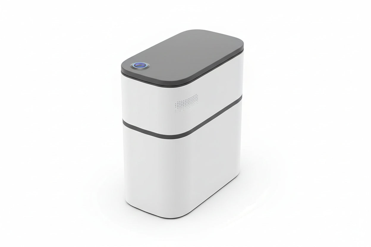 Trendbay 15L Smart Touchless Trash Can – Automatic Sensor Bin with Lid