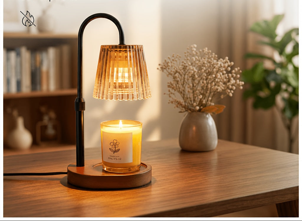 Trendbay Candle Warmer Lamp with Timer & Dimmable Light