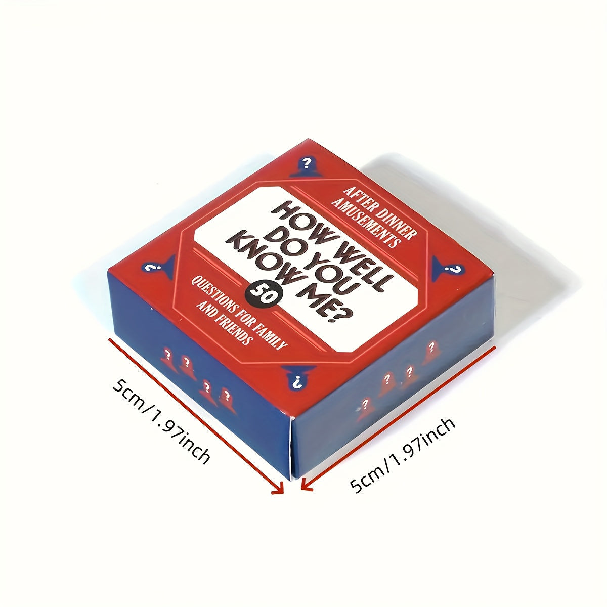 Trendbay How Well Do You Know Me? 50-Question Dinner Party Card Game for Families & Friends
