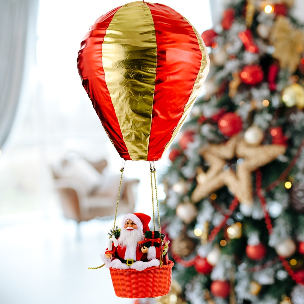 Trendbay 88.9cm Santa Claus Hot Air Balloon Christmas Hanging Decoration