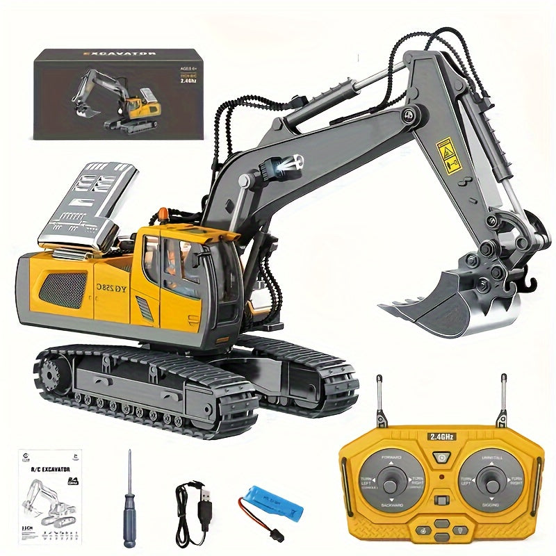 Trendbay 1:20 RC Alloy Excavator 11 Channel Remote Control