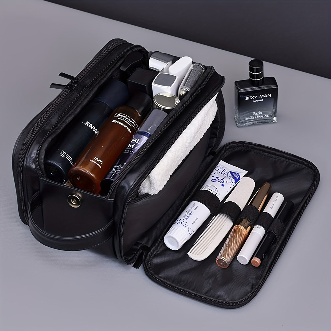 Trendbay Large Capacity Men's Toiletry Travel Bag