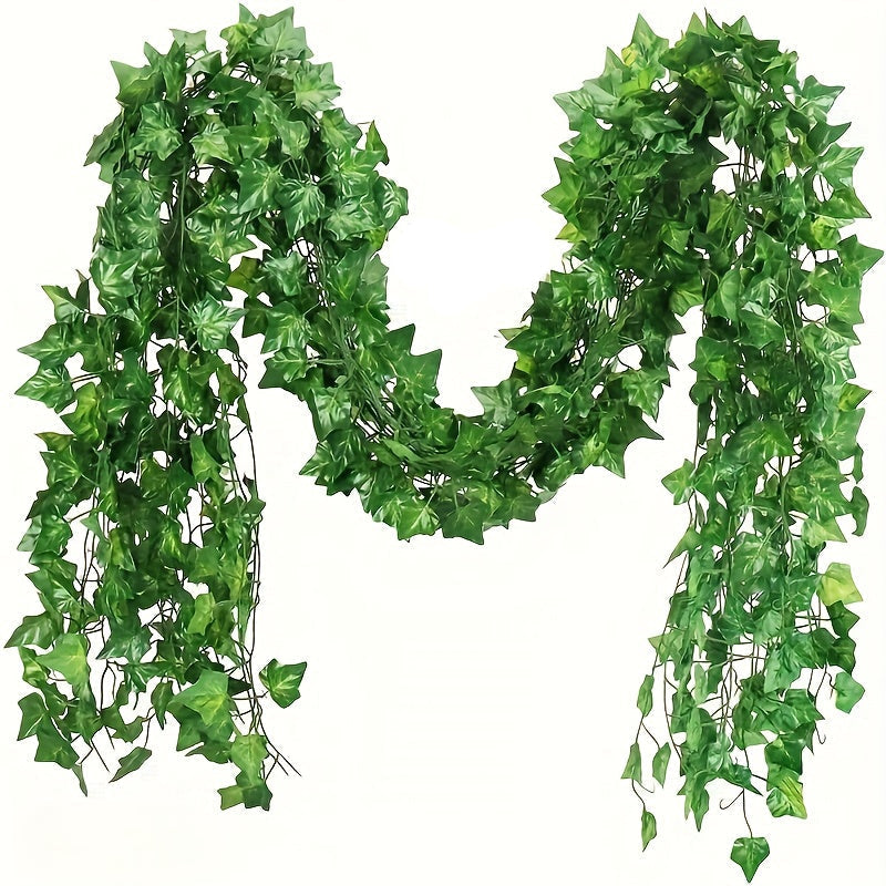 Trendbay 6-Piece Artificial Ivy Garland 100cm Lifelike Green Plastic Foliage