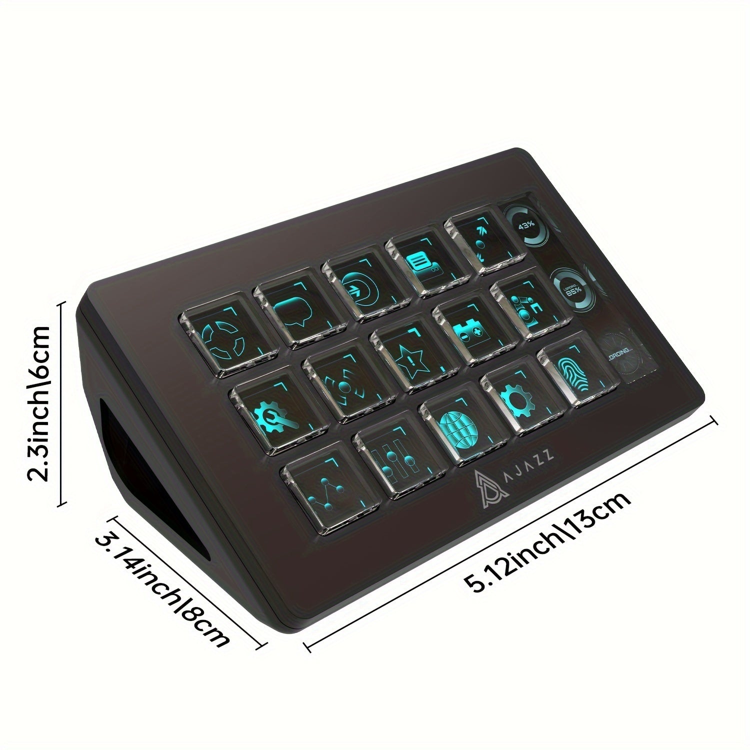 Trendbay 15-Key Stream Controller Programmable Macro Keyboard Console