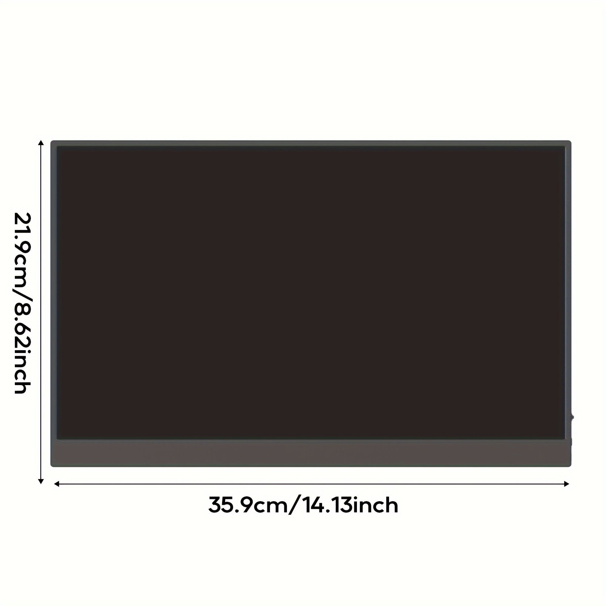 Trendbay 15.6" Portable Monitor – 1080P FHD IPS Display with USB-C & Dual Speakers