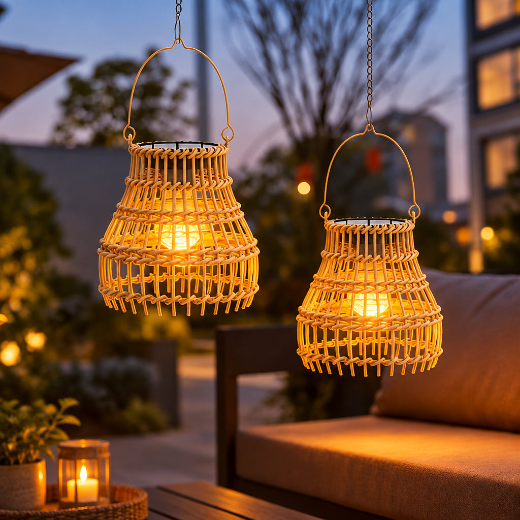 Trendbay Solar Hanging Lamp with Chain Solar-Powered
